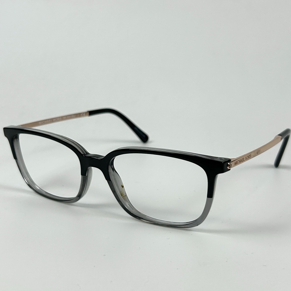 Michael Kors MK 4047 3280 Unisex Eyeglasses Frame Black Full Rim 53-17-135 mm